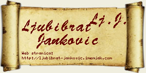 Ljubibrat Janković vizit kartica